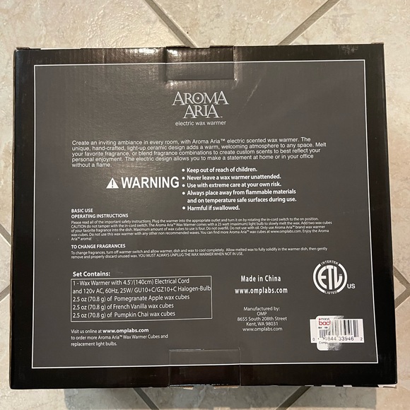 Aroma Aria Hot wax warmer - Picture 2 of 2